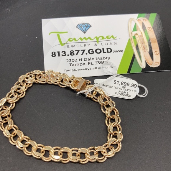 Charm Bracelet 14k     21.20 g of yellow Gold - Picture 9 of 10